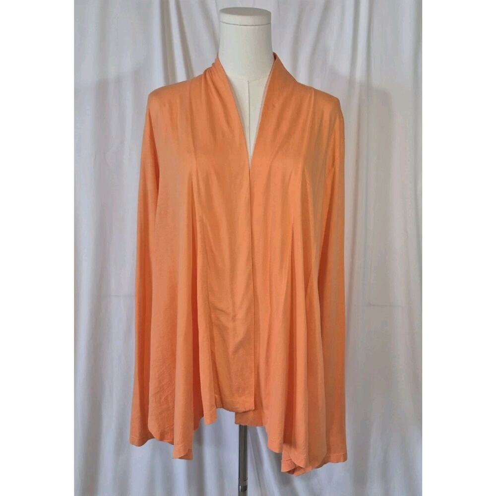 Lilly Pulitzer Pima Cotton Orange Cardigan Top Small